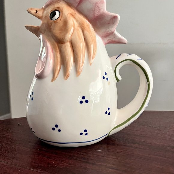 Vintage Rooster Ceramic Pitcher, Piccadilly Circus, c. Mid 80’s - Picture 7 of 10
